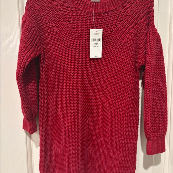 GAP red sweater dress size 2. NWT - Picture 2 of 3